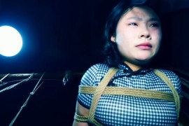 潜伏的蝴蝶（下集） 卧底打晕女特务逃跑未遂被女特务驷马吊缚在空中折磨后被押赴刑场英勇就义