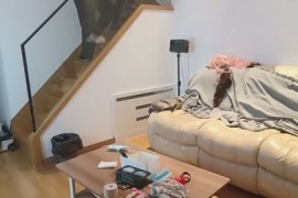 人贩王五系列（精神小妹）王五在又猫在楼道发愁没法交货，这次蹲到了一个心情相当愉快的精神小妹，于是尾随...