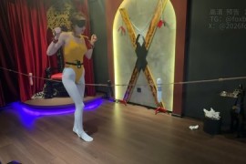 芭蕾母狗的救赎（二）电击阴塞全震动棒走绳