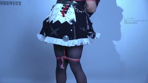 圆鲨鲨可爱捏~鲨鱼被人拿捏就应该吊起来  绳匠的委托 cosplay黑丝紧缚啵啵贝吊缚蒙眼胶带封嘴 第1张