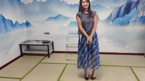 新模应聘拘束模特 第1张