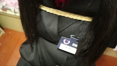 椅子缚捆绑玩素人女生1号（生气，暴躁，敢于反抗） 优等生的玩弄被鞭打会骂人 平价简玩 属于初见时的互... 第1张