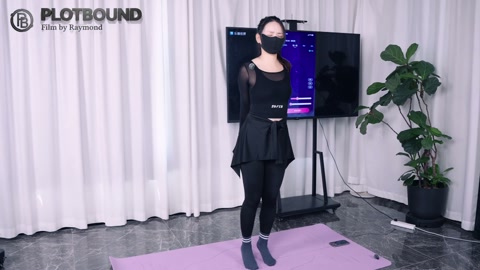 Hardness Bondage Fitness（第一集）硬核强制踮脚训练（钢管卡嘴G钩电击胸垫） 第1张