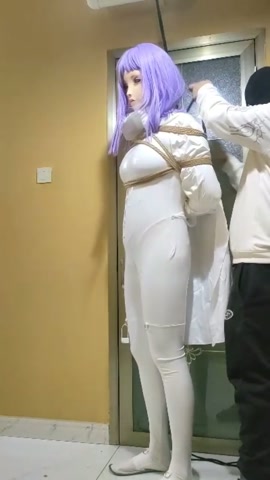kigurumi修女纯白少女婚纱虐待玩弄调教（胶衣+吊绑+捆绑+拘束+新娘+强制gc+sp+tk+裸... 第1张