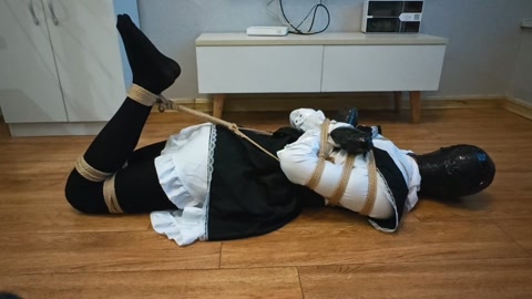 变装随拍 变装伪娘 驷马 直臂 折腿 吊缚 呼吸控制 第2张