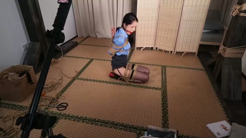 客户要求复刻后手观音折腿缚，各位觉得美女能脱困吗？让我们拭目以待！ 第2张