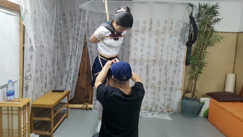 麦麦绳缚体验放置五花、踮脚吊……终于鼓起勇气来体验期待已久的紧缚爱好，全程微喘，耐绑柔韧感都颤抖中完... 第2张