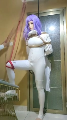 kigurumi修女纯白少女婚纱虐待玩弄调教（胶衣+吊绑+捆绑+拘束+新娘+强制gc+sp+tk+裸... 第2张