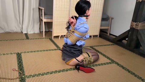 客户要求复刻后手观音折腿缚，各位觉得美女能脱困吗？让我们拭目以待！ 第3张