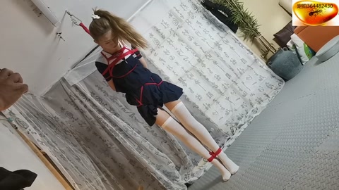 K美少女之小苒的快乐绳模生活（上部）19岁空乘在读绳模、龟甲紧缚+股绳勒阴+最大极限的脚尖颠地+四马... 第3张