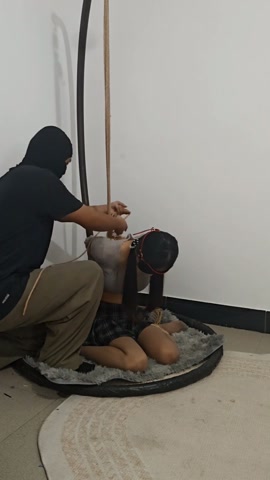 萝莉灰丝短裙套装超级并肘紧缚挑战 第4张