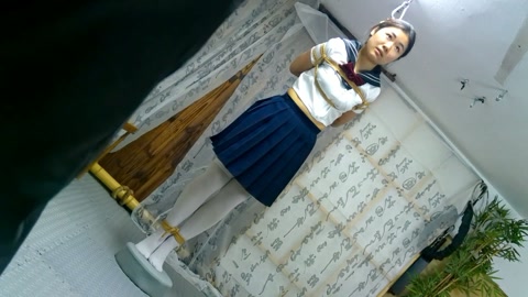 麦麦绳缚体验放置五花、踮脚吊……终于鼓起勇气来体验期待已久的紧缚爱好，全程微喘，耐绑柔韧感都颤抖中完... 第4张