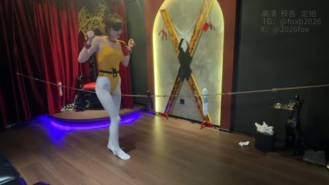 芭蕾母狗的救赎（二）电击阴塞全震动棒走绳 第5张