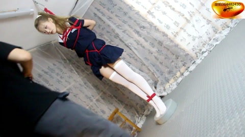 K美少女之小苒的快乐绳模生活（上部）19岁空乘在读绳模、龟甲紧缚+股绳勒阴+最大极限的脚尖颠地+四马... 第5张