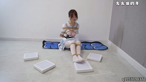 婉婉电击记 JK少女被捆绑玩记忆闯关，灯板接入郊狼电击，每次失误会有一定被电概率，最终被绑驷马放置，... 第6张