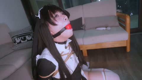 小情侣劫难Ⅱ女生决定亲自调教男友，谁知女生下手毫不留情，棒棒,TD，深喉口枷，假阳口球，恨不得把所有... 第6张