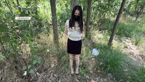 野外树林河边捆绑 上面下面塞了什么自行脑补 第6张