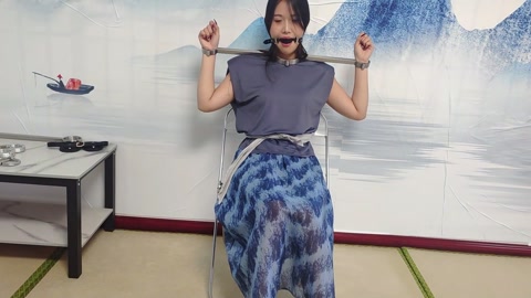 新模应聘拘束模特 第7张