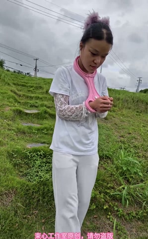 星尘贞操带套装，12厘米高跟靴，后手套，口球，头笼，颈手枷，户外两部曲 第8张
