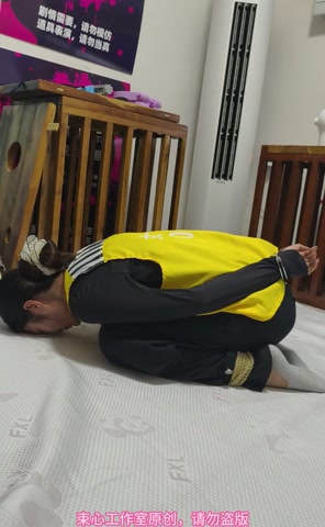 小月囚服五花捆绑一步绳，断头台，手铐囚犯人扮演，大刀斩首，简单剧情 第9张