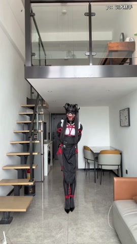 小糕炸金套装 黑丝魅魔修女单手套自缚 郊狼电击下还开门取外卖…口水直流 按耐不住的露出欲… 第9张