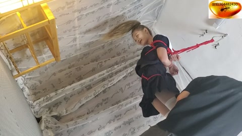 K美少女之小苒的快乐绳模生活（上部）19岁空乘在读绳模、龟甲紧缚+股绳勒阴+最大极限的脚尖颠地+四马... 第9张