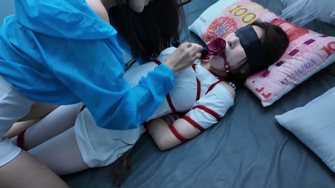 贝贝捆绑相亲（完）-永生难忘的新婚夜 白丝红绳紧缚 蒙眼无助的小新娘遭遇神秘故人！ 第10张