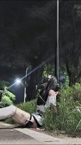 全身是脏字的小男娘户外路灯手铐定时自缚电击放置 第11张