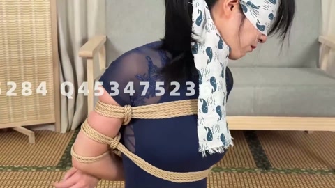 嗷嗷舞蹈服后手缚捆绑白丝舞蹈服蒙眼挣扎 第11张