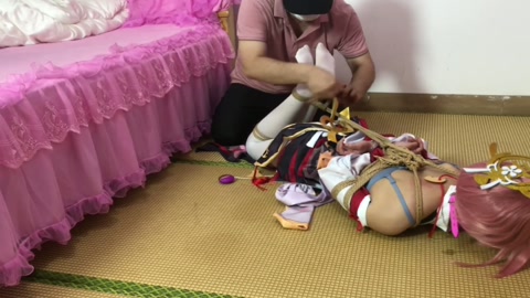 定拍COS八重神子 老虎凳姐妹绑架（二）【荷露】【琳媚】和闺蜜 互换身份之后被自己老哥卖掉 第11张