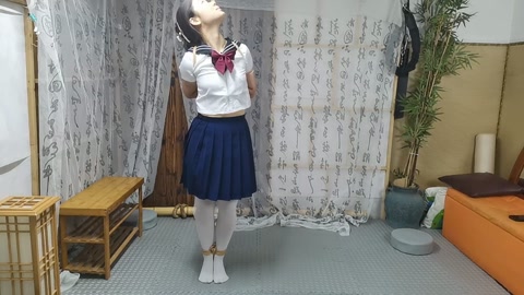 麦麦绳缚体验放置五花、踮脚吊……终于鼓起勇气来体验期待已久的紧缚爱好，全程微喘，耐绑柔韧感都颤抖中完... 第11张