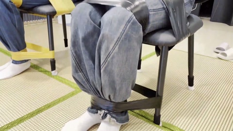 【小伟】【小左】双人联动，捆绑+封嘴后的挣扎 第12张