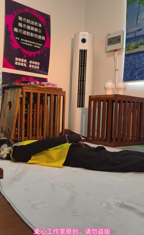 小月囚服五花捆绑一步绳，断头台，手铐囚犯人扮演，大刀斩首，简单剧情 第12张